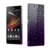 Sony Xperia Z Πίσω Πλαστικό Καπάκι Raindrops - Μωβ Sony Xperia Z Πίσω Πλαστικό Καπάκι Raindrops - Μωβ